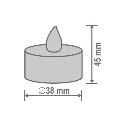 LED-es teamécses - CD 6/WH